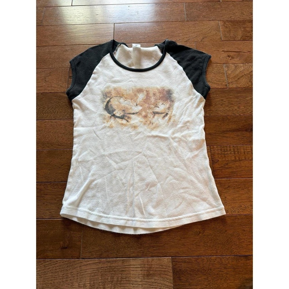 Womens Seether T-Shirt Small Bkack & White